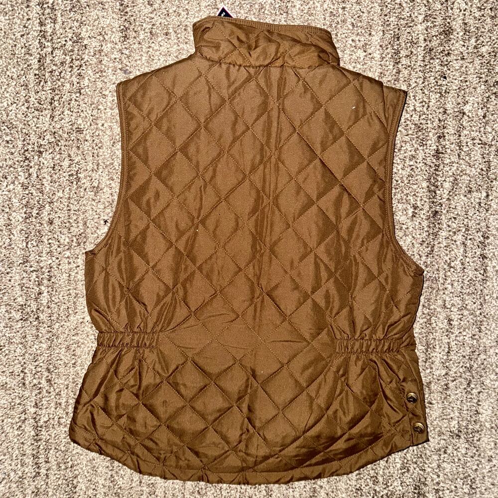 Dover Saddlery Brown Quilted Vest - Picture 11 of 11
